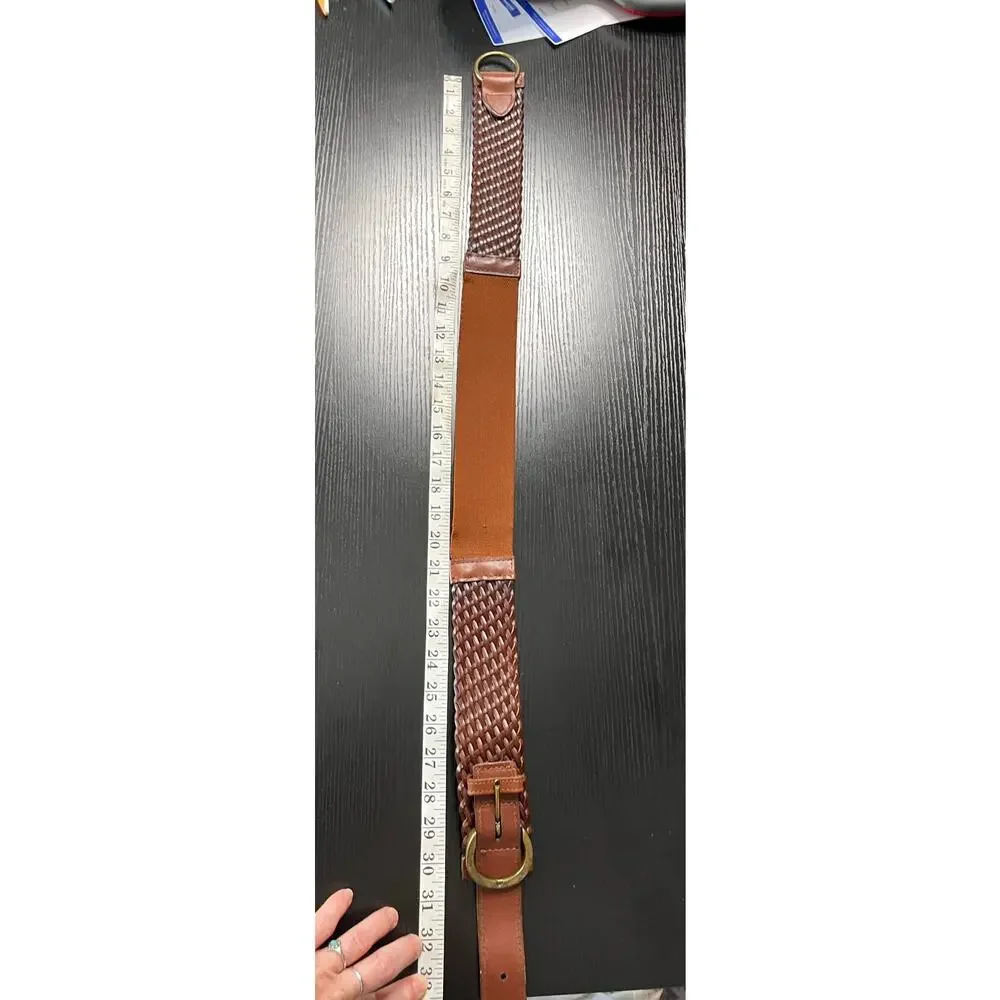Boho Braided Belt with Elastic Band in Back